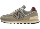 New Balance 574 Arid Stone Monarch Burgundy