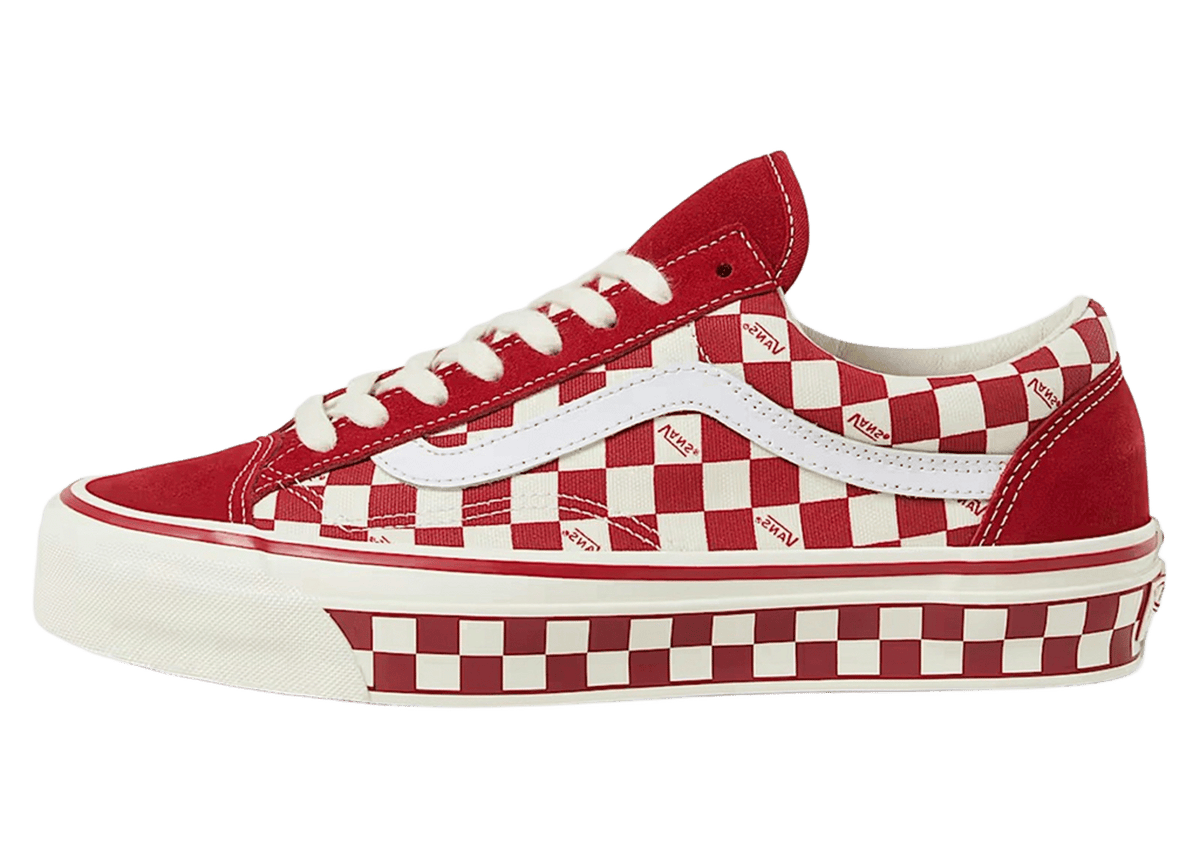 Vans Old Skool 36 Premium Checkerboard Chili Pepper Red