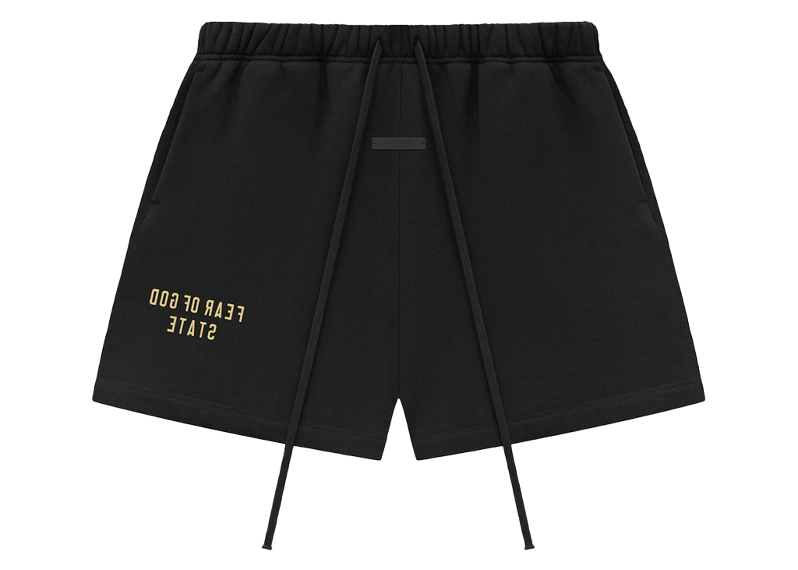 Fear of God Essentials Fleece Soccer Short Black
