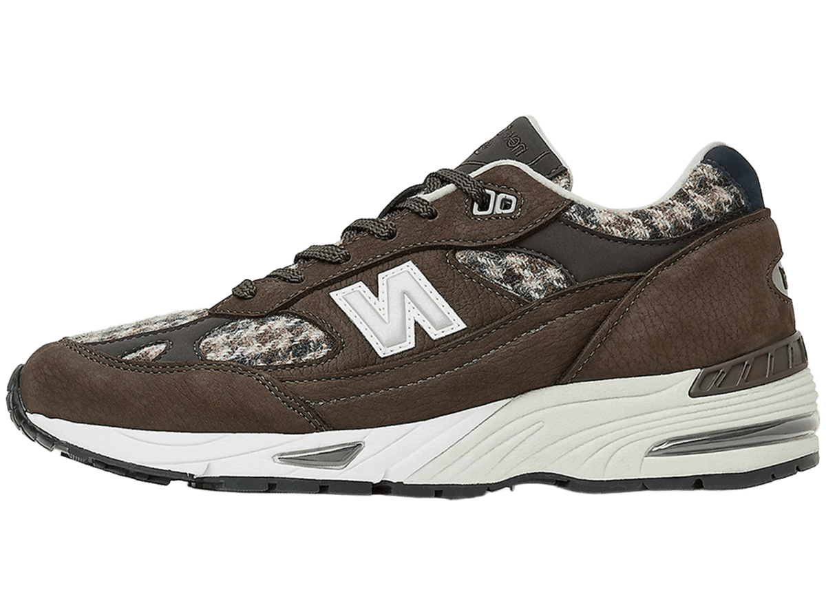 New Balance 991 MiUK Harris Tweed Brown