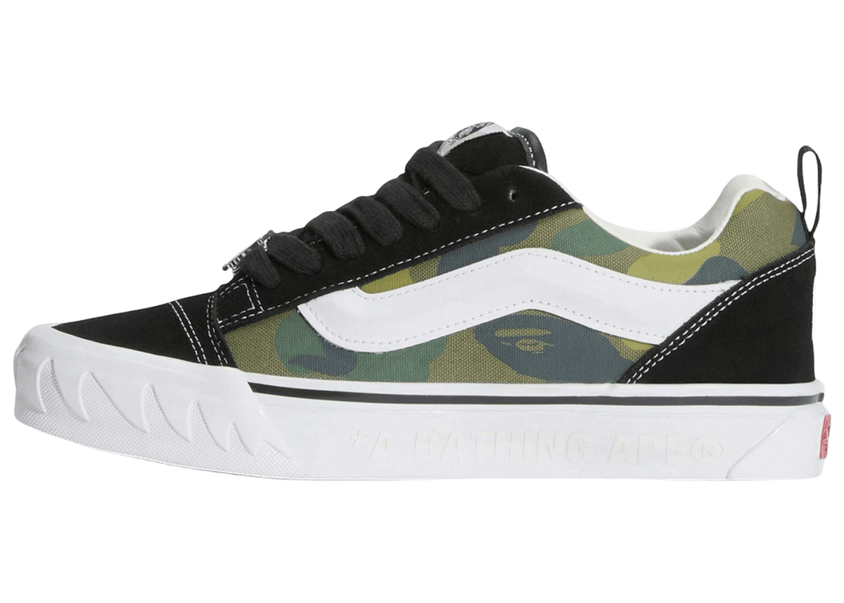 Vans Knu Skool Bape Camo Green
