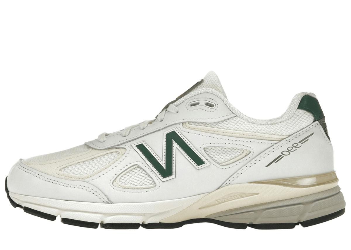 New Balance 990v4 MiUSA White Green