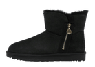 UGG Bailey Zip Mini Boot Black (Women's) | 1112481-BLK