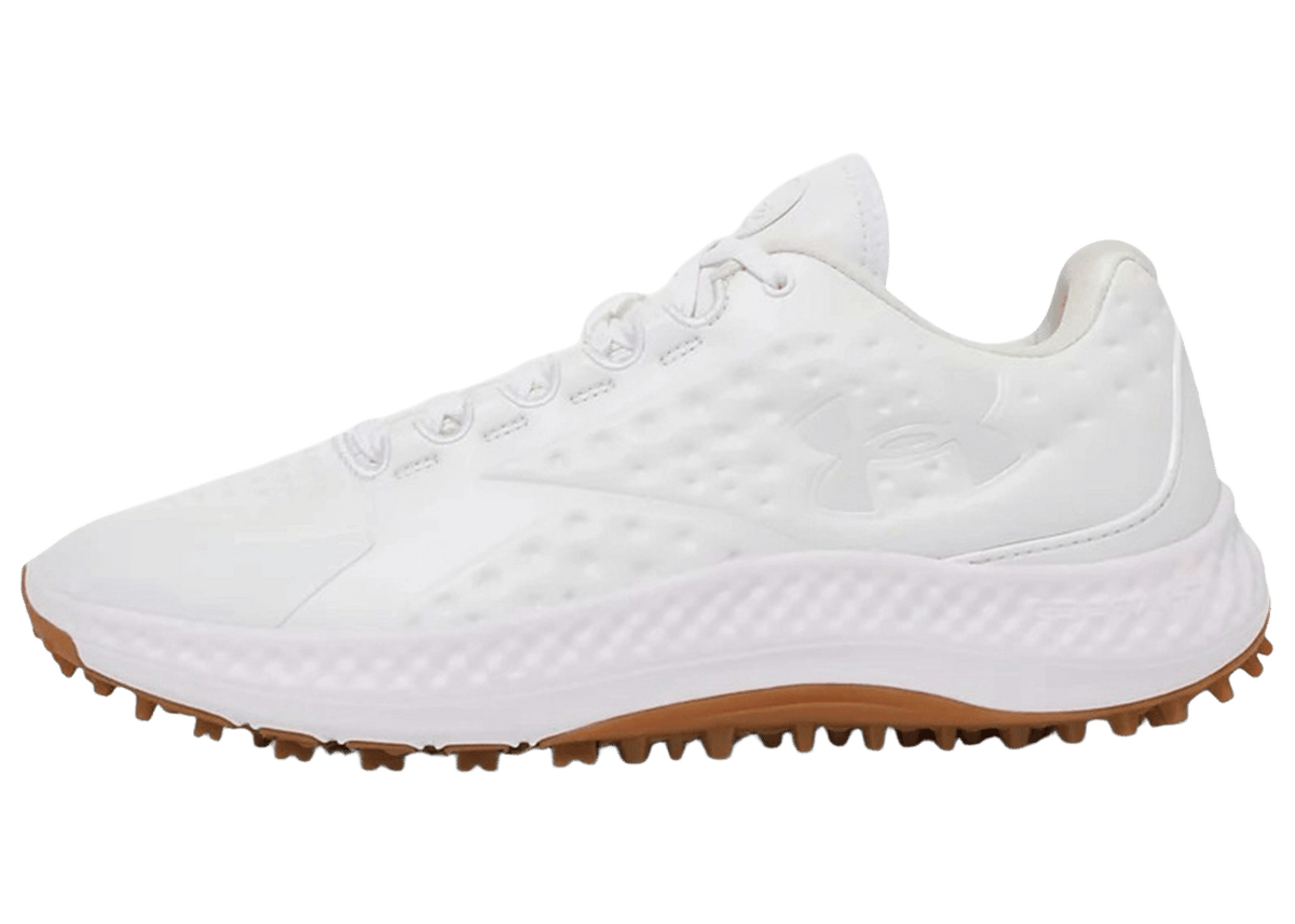 Under Armour Curry 1 Golf White Gum