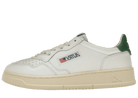 Autry Medalist Leather Low White Green