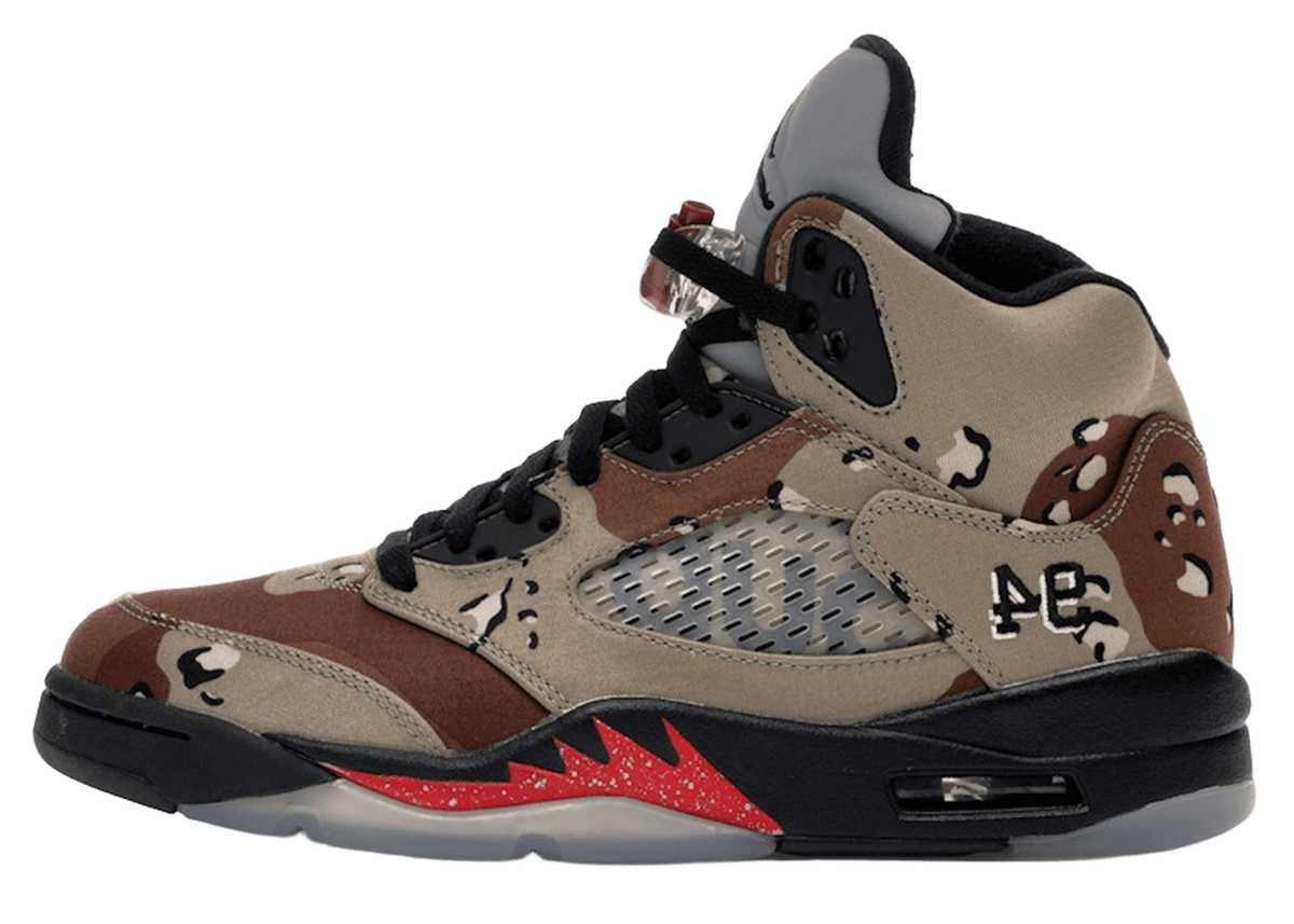 Jordan 5 Retro Supreme Desert Camo