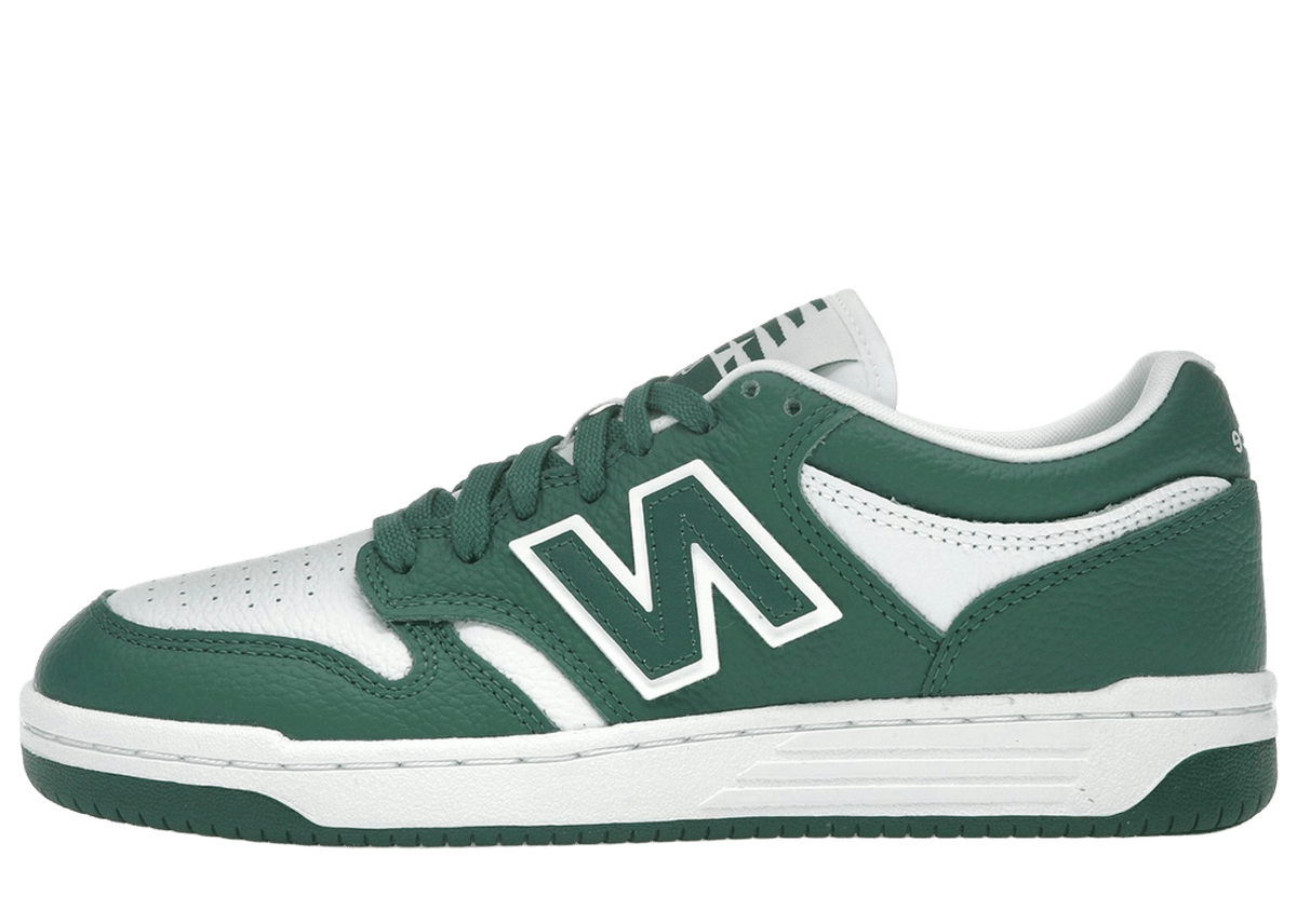 New Balance 480 Team Forest Green White