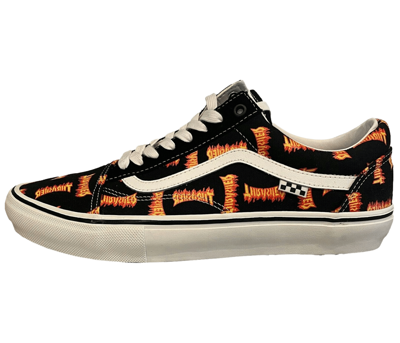 Vans Old Skool Thrasher All Over Flame Logo