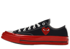 Converse Chuck Taylor All Star 70 Ox Comme des Garcons PLAY Black Red Midsole