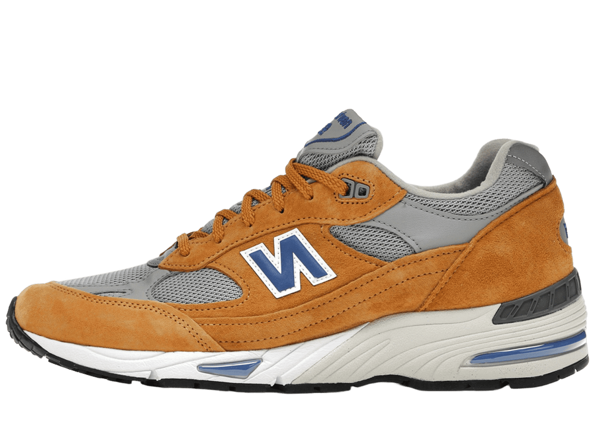 New Balance 991 Yellow Blue