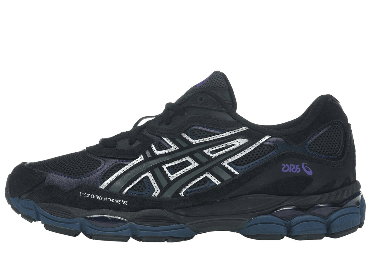 ASICS Gel-NYC Black Graphite Grey Purple
