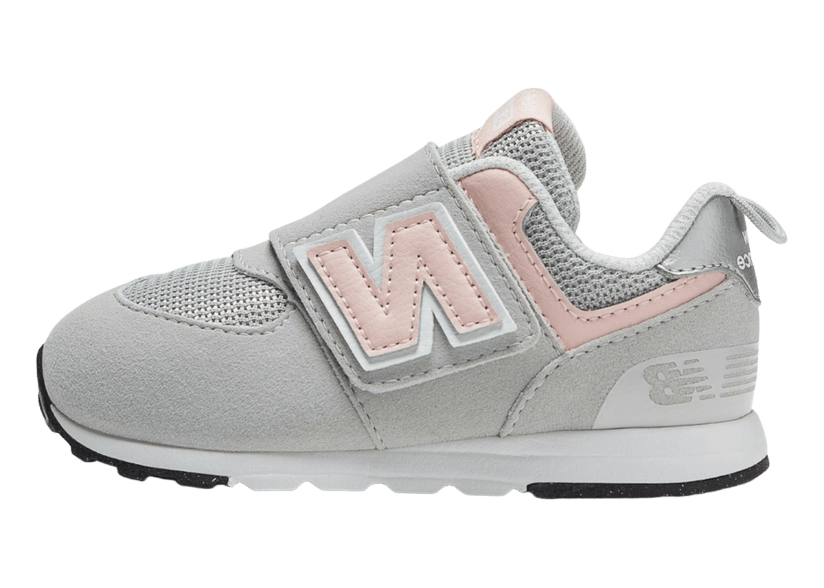 New Balance 574 Hook and Loop Rain Cloud Pink Haze (TD)
