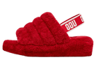 UGG Fluff Yeah Slide Ribbon Red (Women's) | 1095119-RBRD