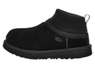 UGG Classic Ultra Stretch Cuff Slipper Black (Kids)