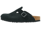 Birkenstock Boston Embossed Corduroy Suede Black