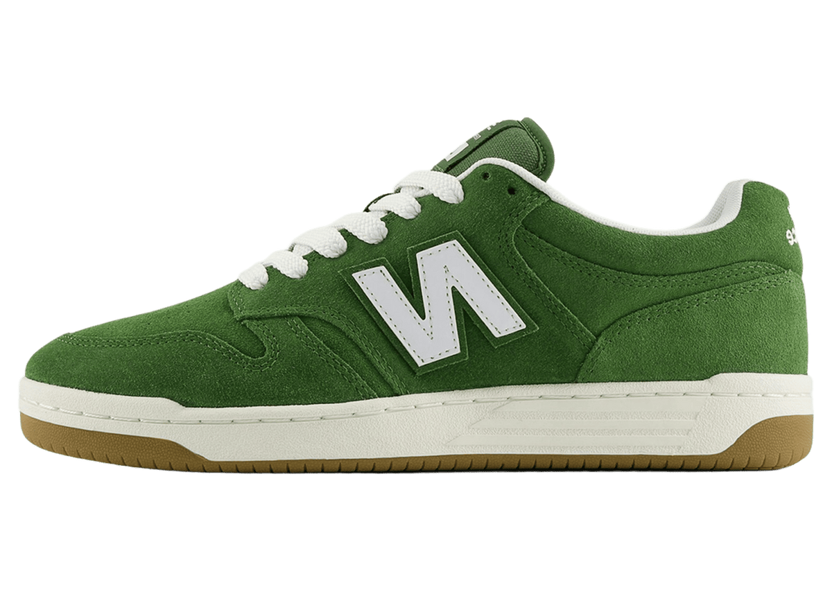New Balance 480 Dark Olive White
