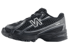 New Balance 740 Bungee Lace Black Silver Metallic (TD)