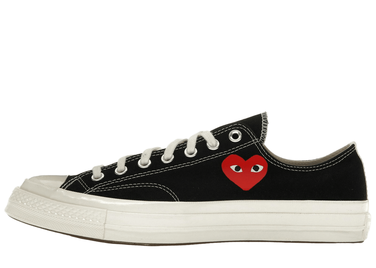 Converse Chuck Taylor All Star 70 Ox Comme des Garcons PLAY Single Heart Black