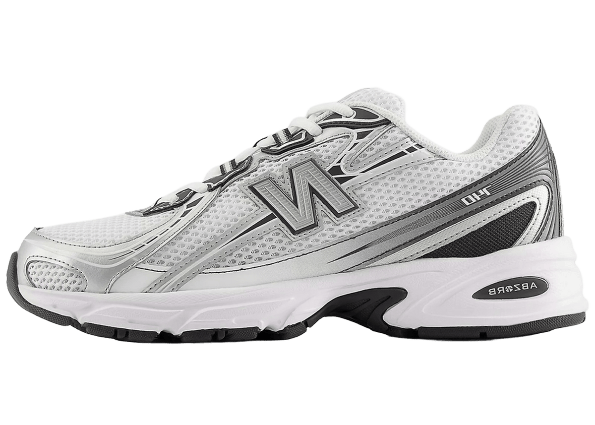 New Balance 740 White Metallic Silver Black