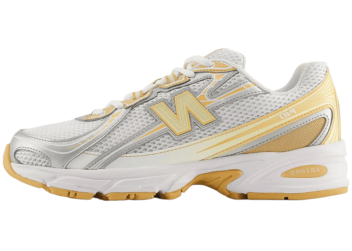 New Balance 740 White Indoor Court Ash Wood
