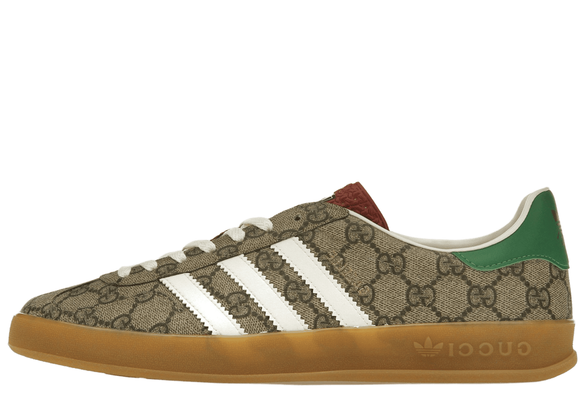 adidas x Gucci Gazelle Beige GG Monogram