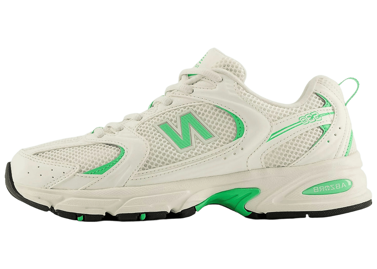 New Balance 530 Sea Salt Lime Leaf