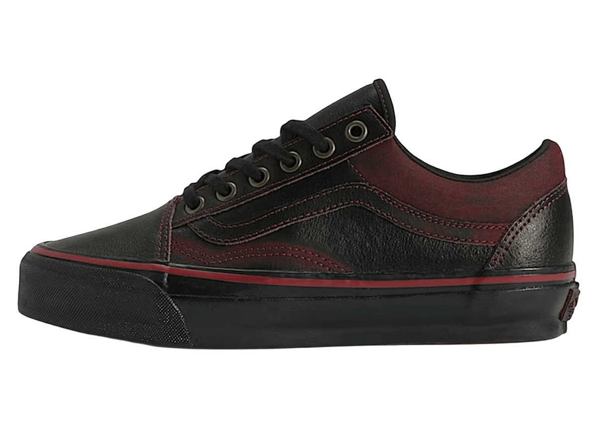 Vans Old Skool Premium Tania Cruz Dark Red Rub-Away