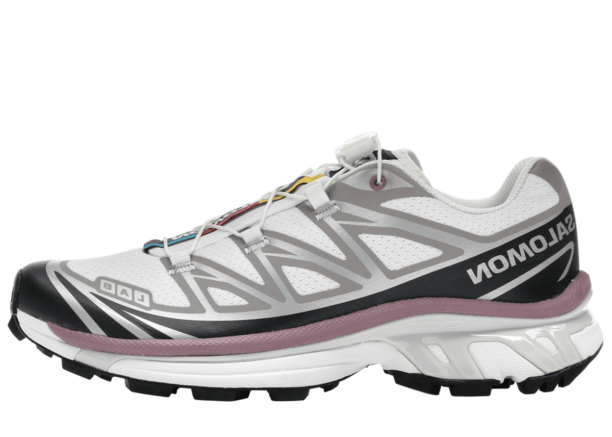 Salomon XT-6 White Black Dusky Orchid