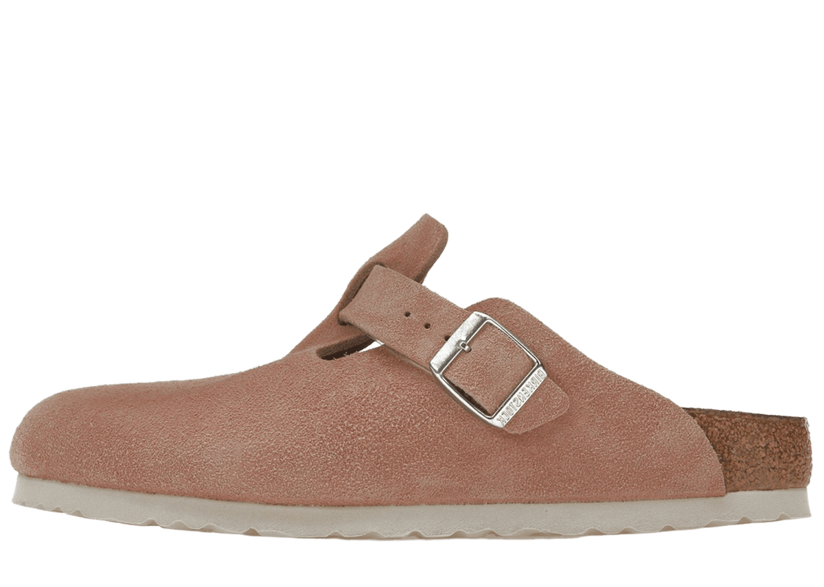 Birkenstock Boston Soft Footbed Suede Pink Clay