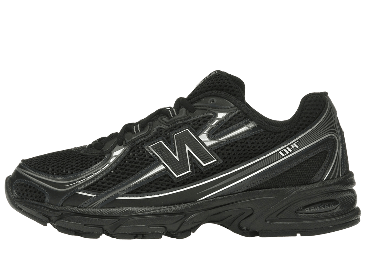 New Balance 740v2 Black Grey Silver