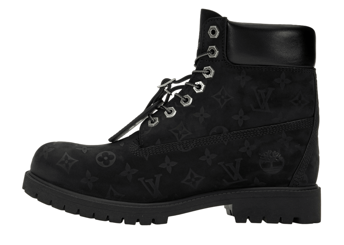 Louis Vuitton Timberland 6" Ankle Boot Black Monogram
