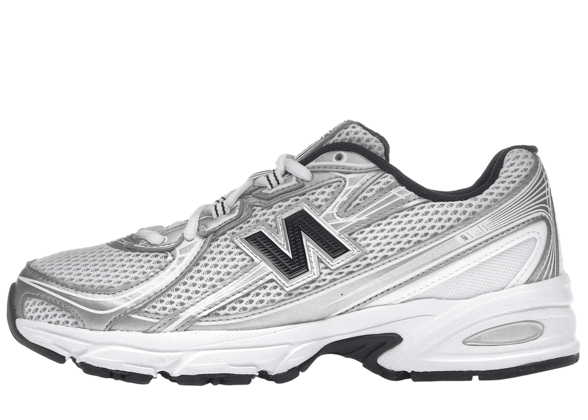 New Balance 740 White Silver Metallic Navy