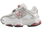 New Balance 9060 Bungee Lace White Rosewood Silver (TD)