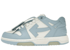 OFF-WHITE OOO Low Out Of Office Calf Leather White Light Blue