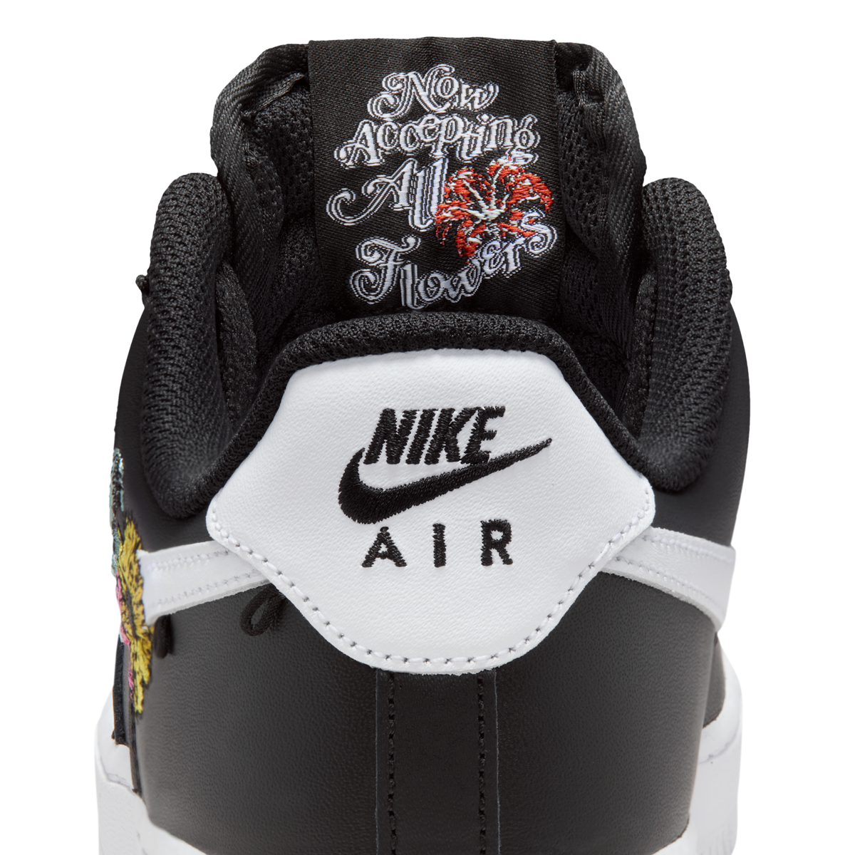 Nike Air Force 1 Low Premium Now Accepting All Flowers Black (Women's)