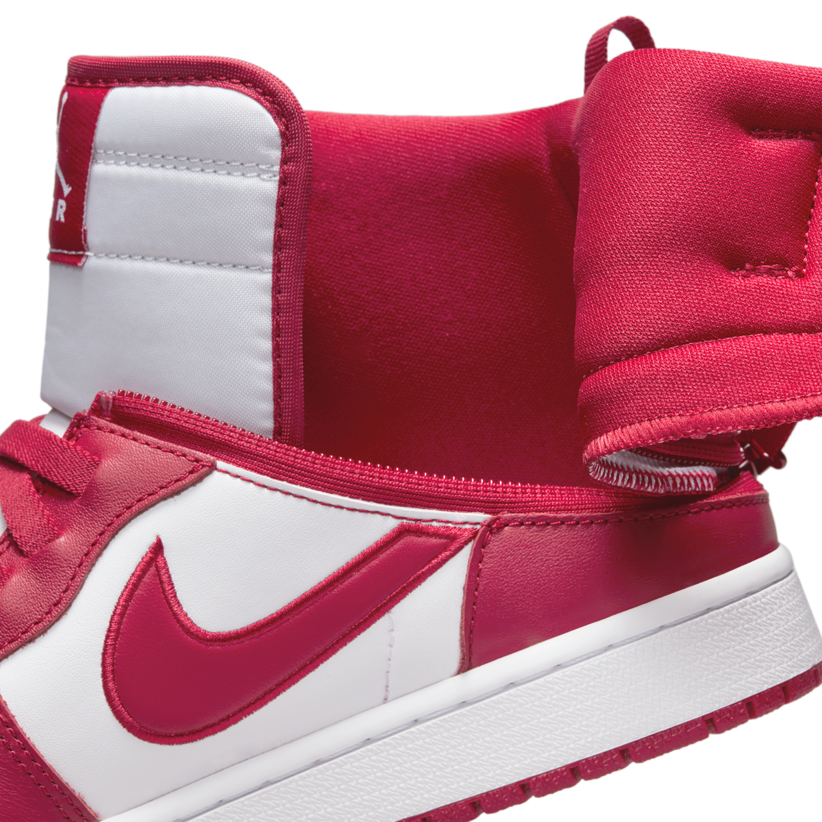 Jordan 1 High FlyEase White Cardinal Red