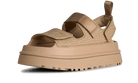 UGG GoldenGlow Embossed Sandal Mustard Seed