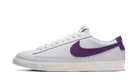 Nike Blazer Low Leather White Purple - CI6377-103