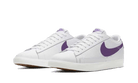 Nike Blazer Low Leather White Purple - CI6377-103