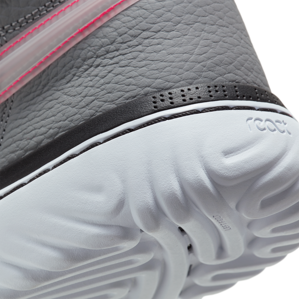 Jordan 1 High React Black Particle Grey