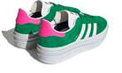 Adidas Gazelle Bold Green Lucid Pink