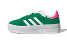 Adidas Gazelle Bold Green Lucid Pink