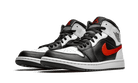 Air Jordan 1 Mid Black Chile Red White
