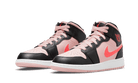 Air Jordan 1 Mid Black Pink Crimson - 554725-604