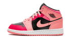 Air Jordan 1 Mid Coral Chalk Pink - 554725-662