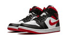 Air Jordan 1 Mid Gym Red Black White- 554724-122