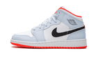 Air Jordan 1 Mid Half Blue Polka Dot Swoosh - 555112-400