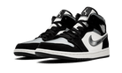 Air Jordan 1 Mid Satin Grey Toe - 852542-011