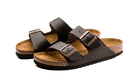 Birkenstock Arizona Natural Leather Dark Brown