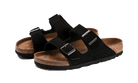 Birkenstock Arizona Suede Leather Soft Footbed Black